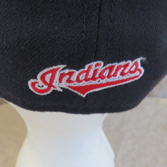 Cleveland Indians Authentic New Era 39Thirty Fitted Cap SMALL/MEDIUM 6 7/8 - Picture 6 of 14